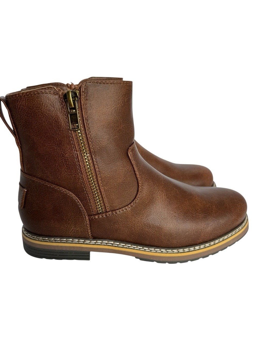 Softmoc Carly Faux Leather Boots Womens 41 10.5 Zip Ankle Boot Hiking Outdoor